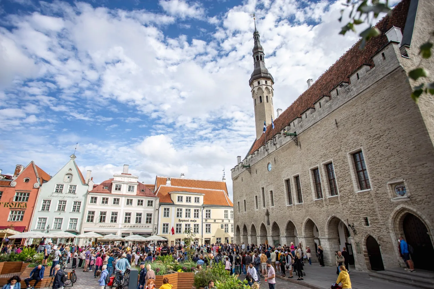 Street performance at townhall Tallinn Fringe Festival Photo Anton Serdjukov